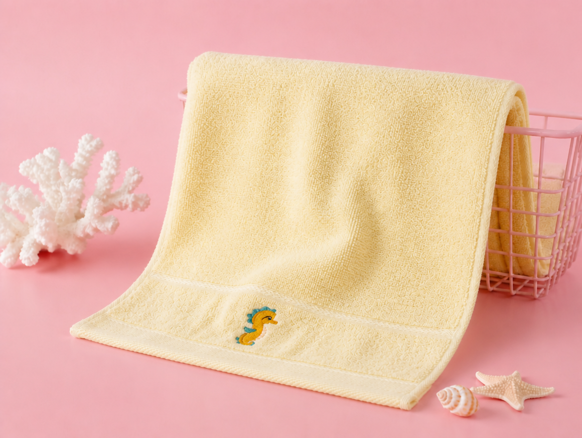 Seahorse towel preview