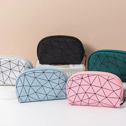 Half Round Waterproof Cosmetic Case for Travel & Toiletries